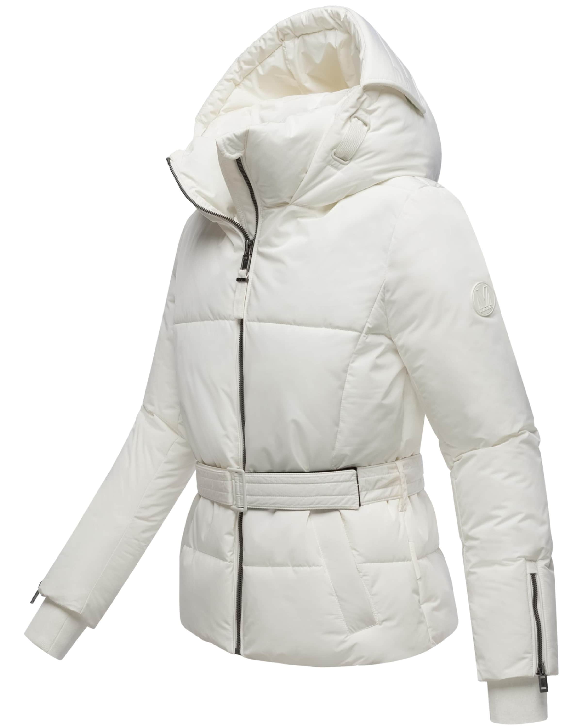 Geacă de iarnă 'Aleyna 16' de la MARIKOO pe alb