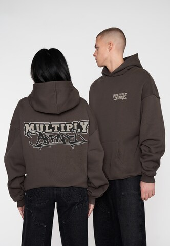Felpa 'Scholar' di Multiply Apparel in marrone: frontale