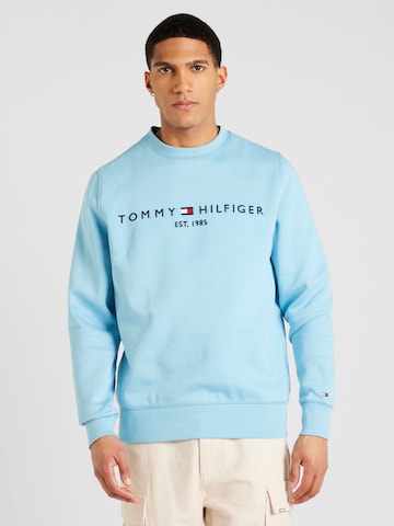 TOMMY HILFIGER Sweatshirt in Blauw: voorkant