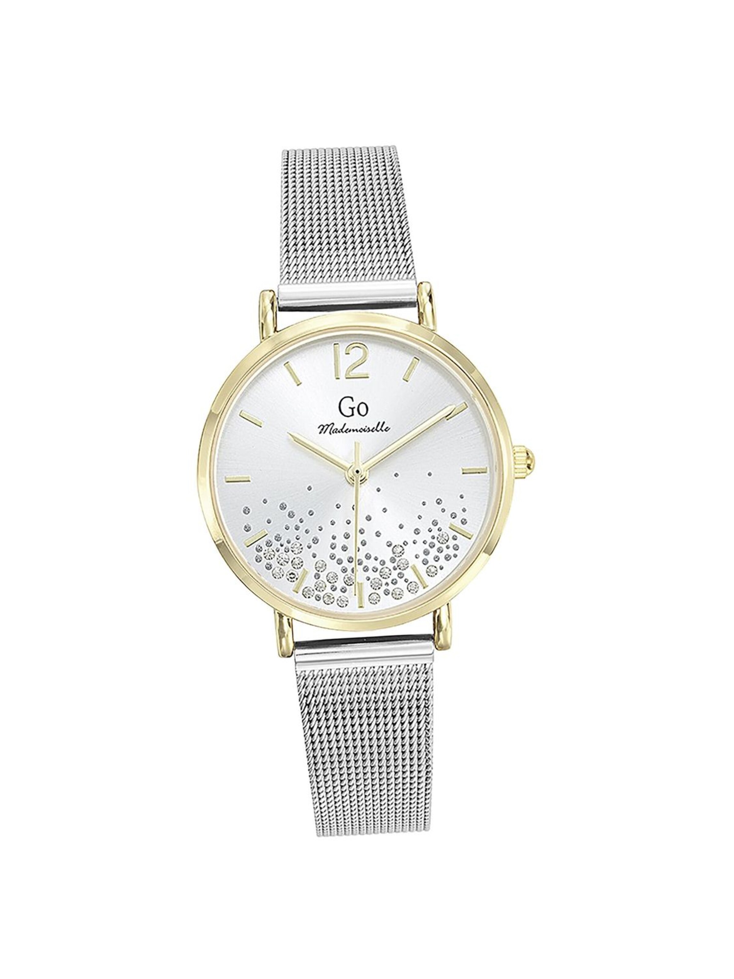 GO GirlOnly Analoog horloge in Zilver: voorkant