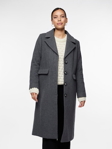 Y.A.S Between-Seasons Coat 'LIMA' in Grey: front