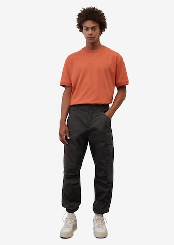 Marc O'Polo Loosefit Cargohose' Belsbo' in Schwarz