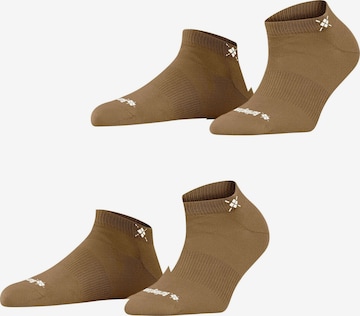 BURLINGTON Ankle Socks 'Everyday 2-Pack' in Brown: front