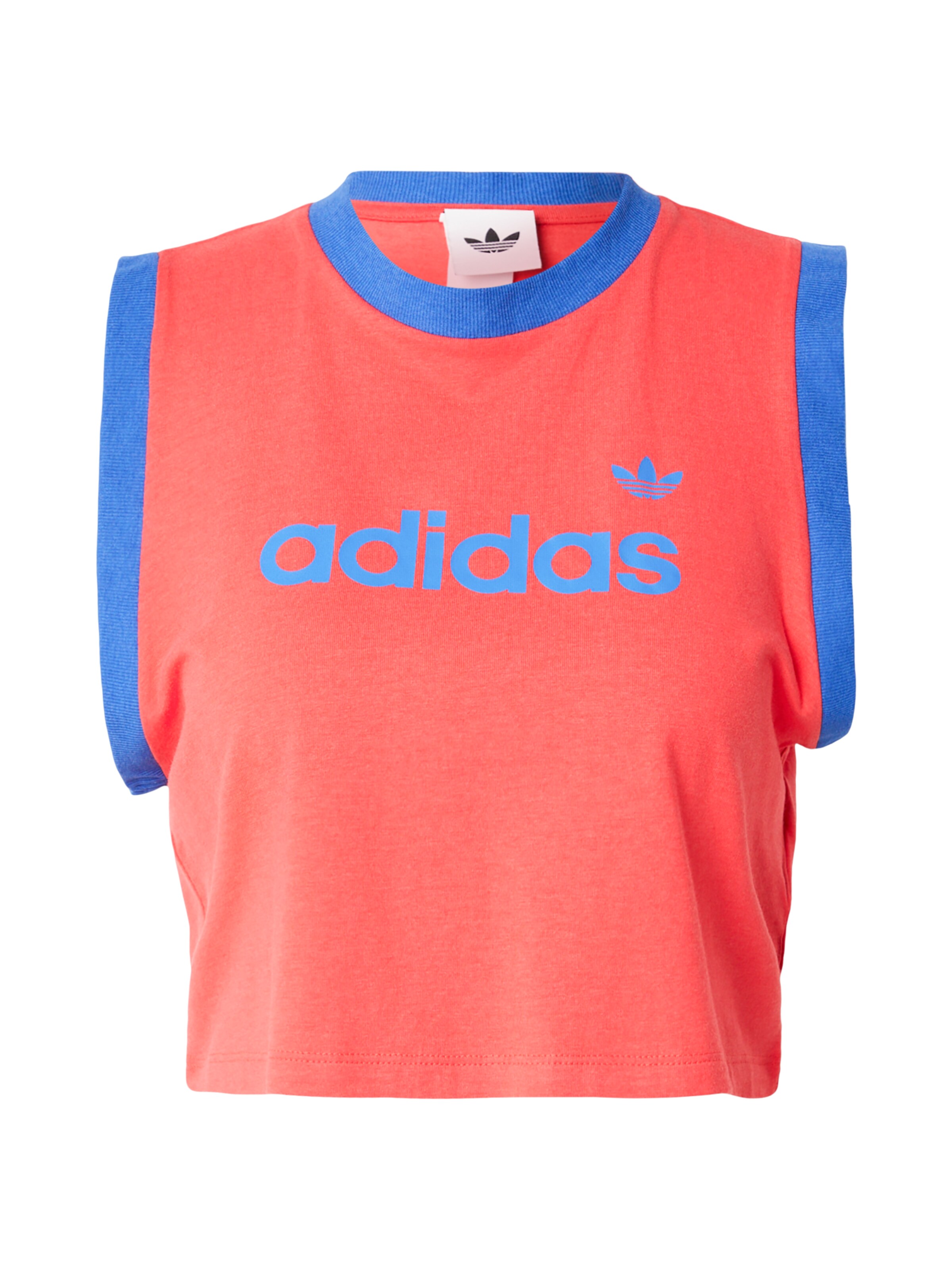 ADIDAS ORIGINALS Top in blau / melone, Produktansicht