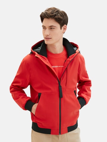 TOM TAILOR DENIM Übergangsjacke in Rot