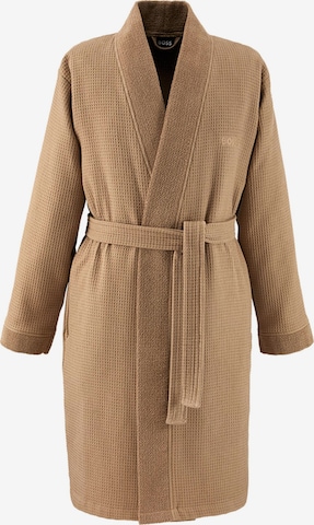 BOSS Home Long Bathrobe 'ONSEN' in Beige: front