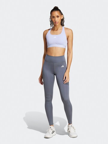 ADIDAS PERFORMANCE Skinny Sports trousers 'OPT ESS' in Blue