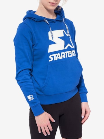 Sweat-shirt Starter en bleu : devant