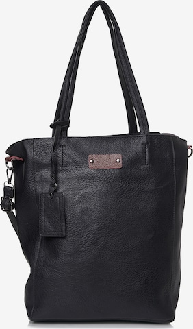 HARPA Shopper in Black: front