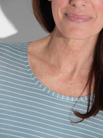 Goldner Shirt in Weiß