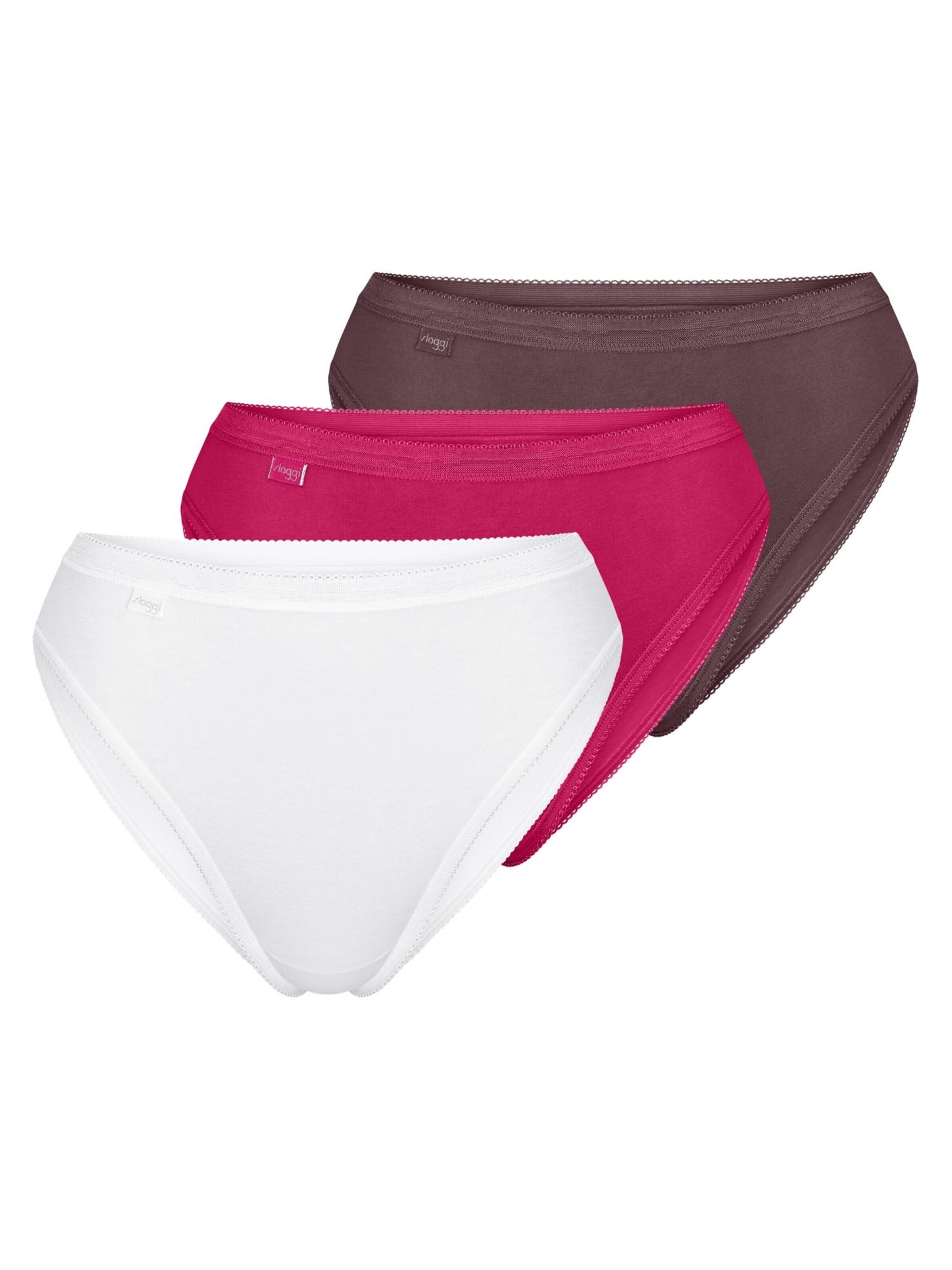 SLOGGI Panty 'Basic+' in Red: front