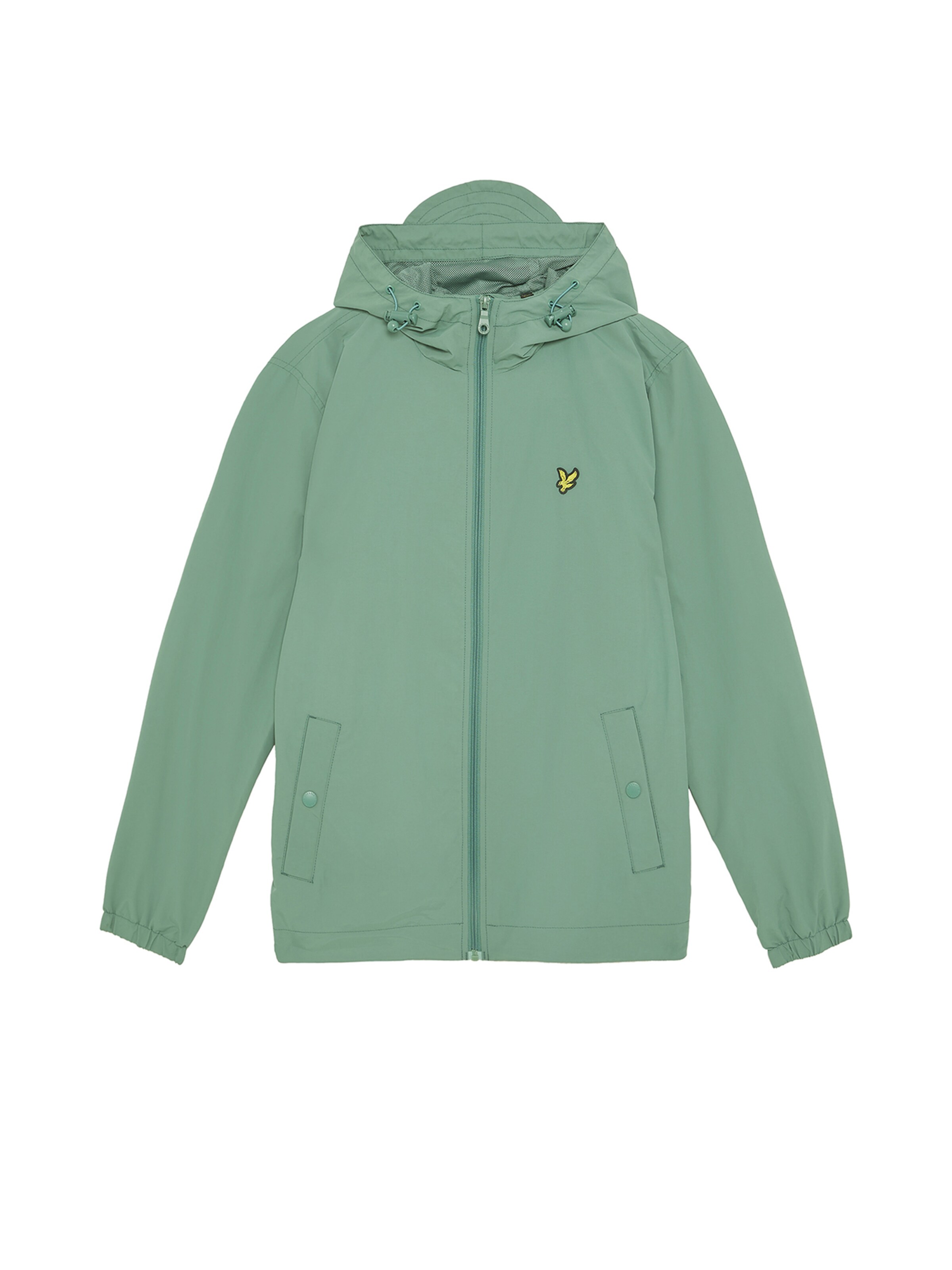 Lyle & Scott Tussenjas in Groen: voorkant