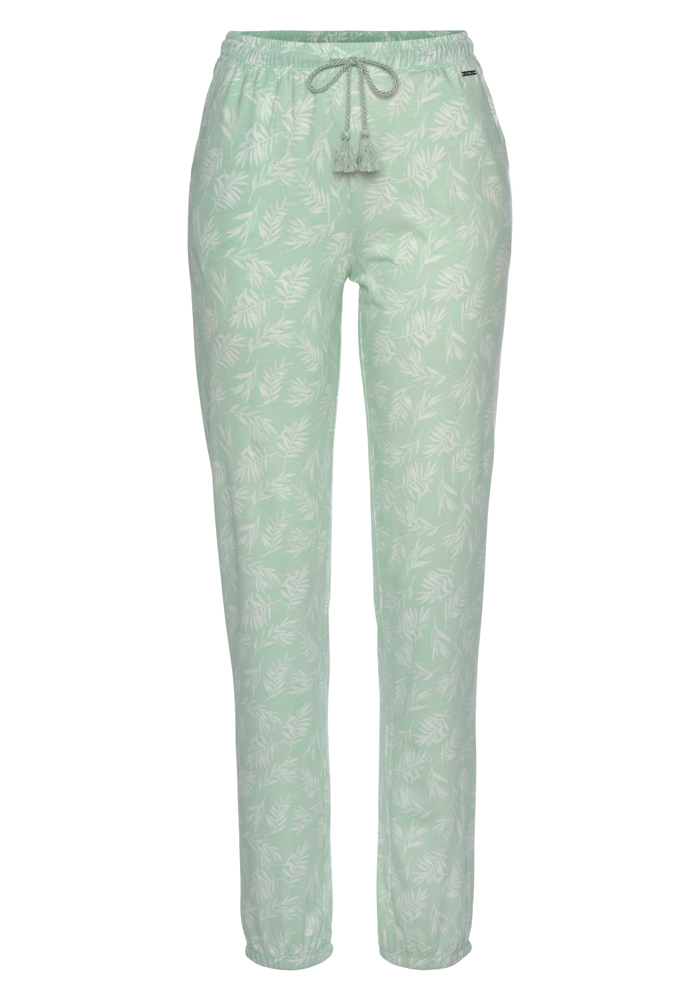 Pantalon de pyjama s.Oliver en vert : devant