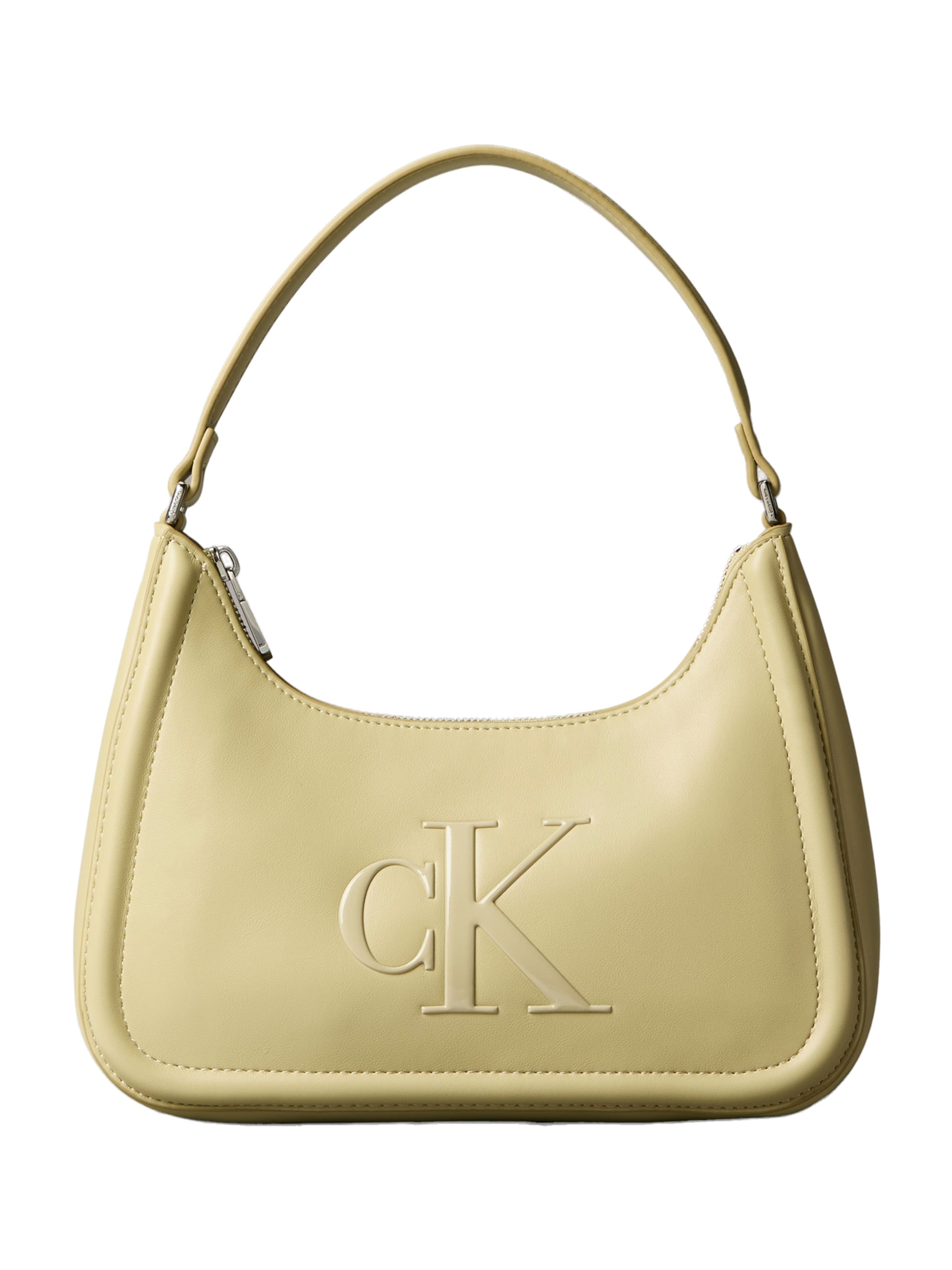 Sac bandoulière Calvin Klein en marron : devant