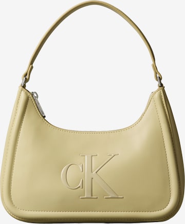 Sac bandoulière Calvin Klein en marron : devant