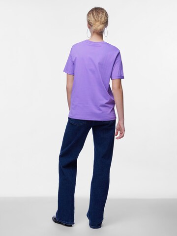 PIECES T-Shirt 'RIA' in Lila
