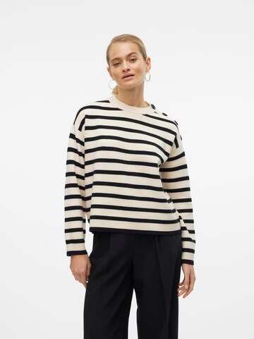 VERO MODA Sweater 'VMSaba' in Beige: front