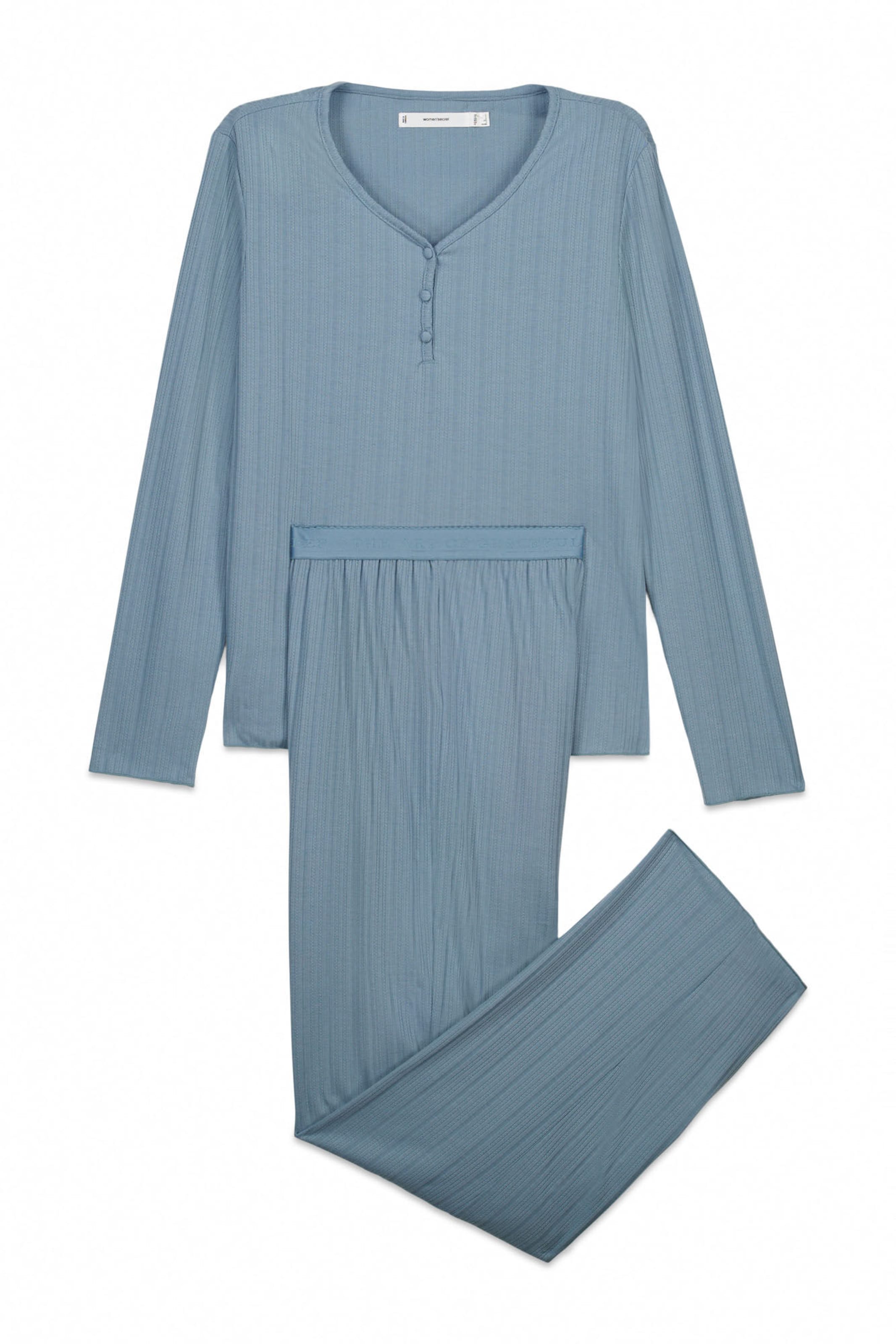 Pyjama Women' Secret en bleu : devant