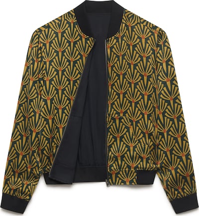 Yahmo Übergangsjacke 'Ruth' in XS in rostbraun / hellbraun / dunkelgrün, Produktansicht