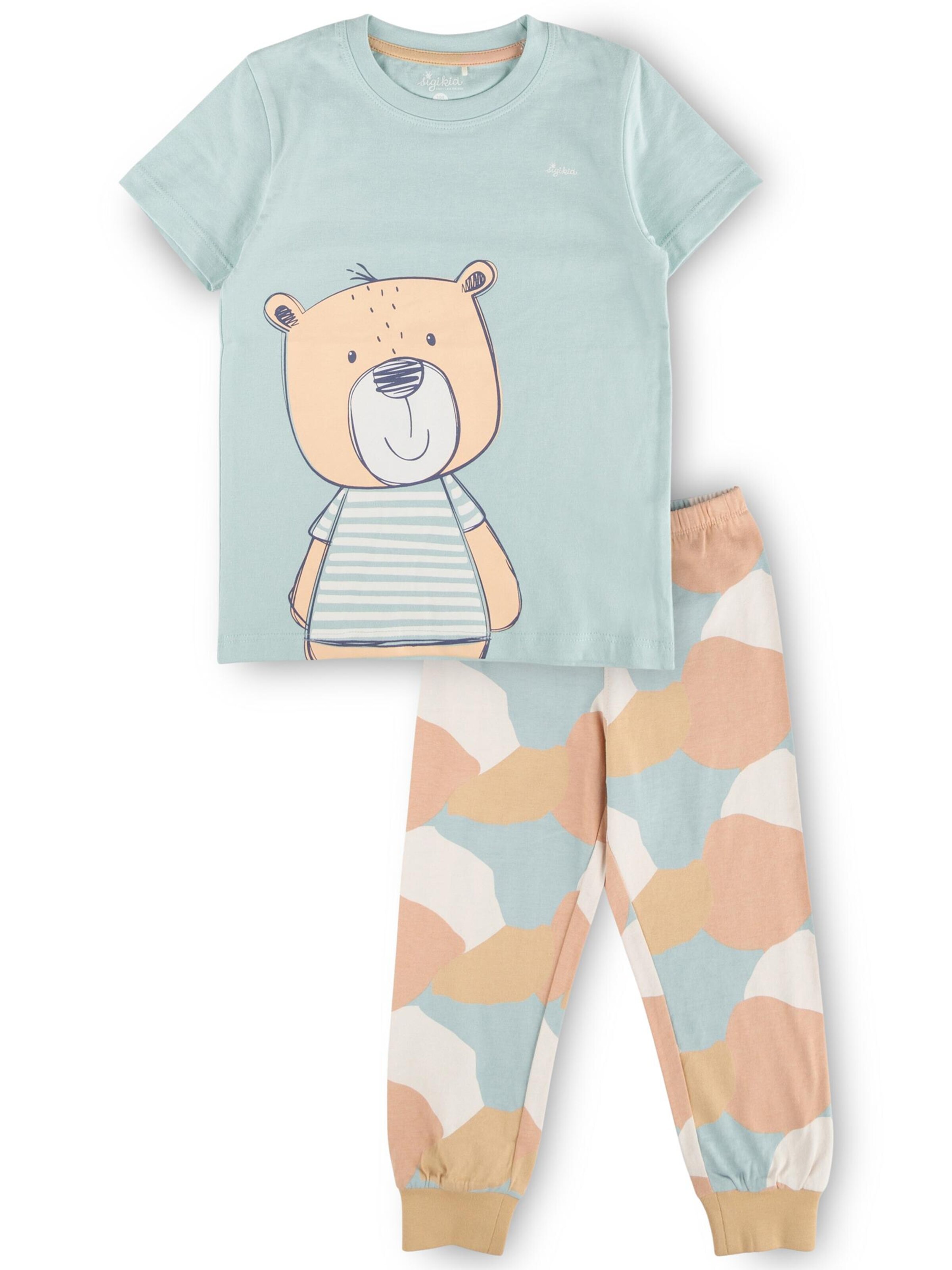SIGIKID Schlafanzug 'Pyjama Kinder Schlafanzug'‌‌‌‌‌‌‌‌‌ in Blau: Vorderseite