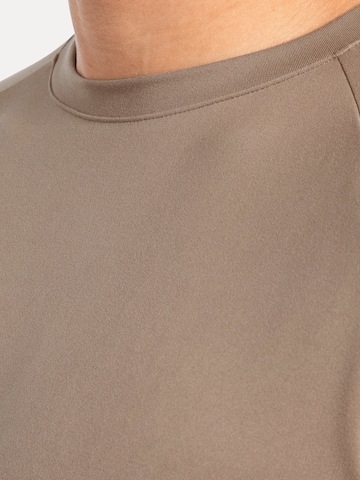 Smilodox T-Shirt Delian Casual Fit in Beige