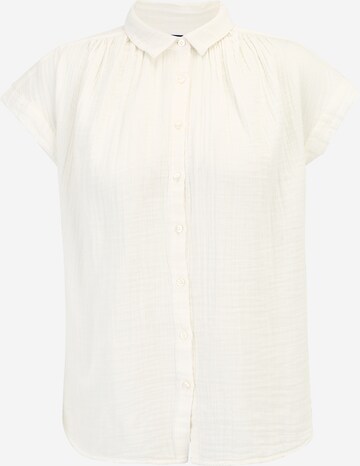 Camicia da donna di Gap Petite in bianco: frontale