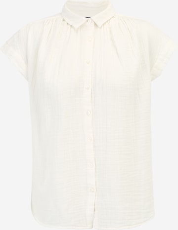 Gap Petite Blouse in White: front