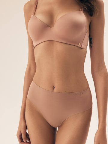 Panty 'Taillenslip Pepper im 2er Pack, hohe Leibhöhe, nahtlos' di ESOTIQ in beige