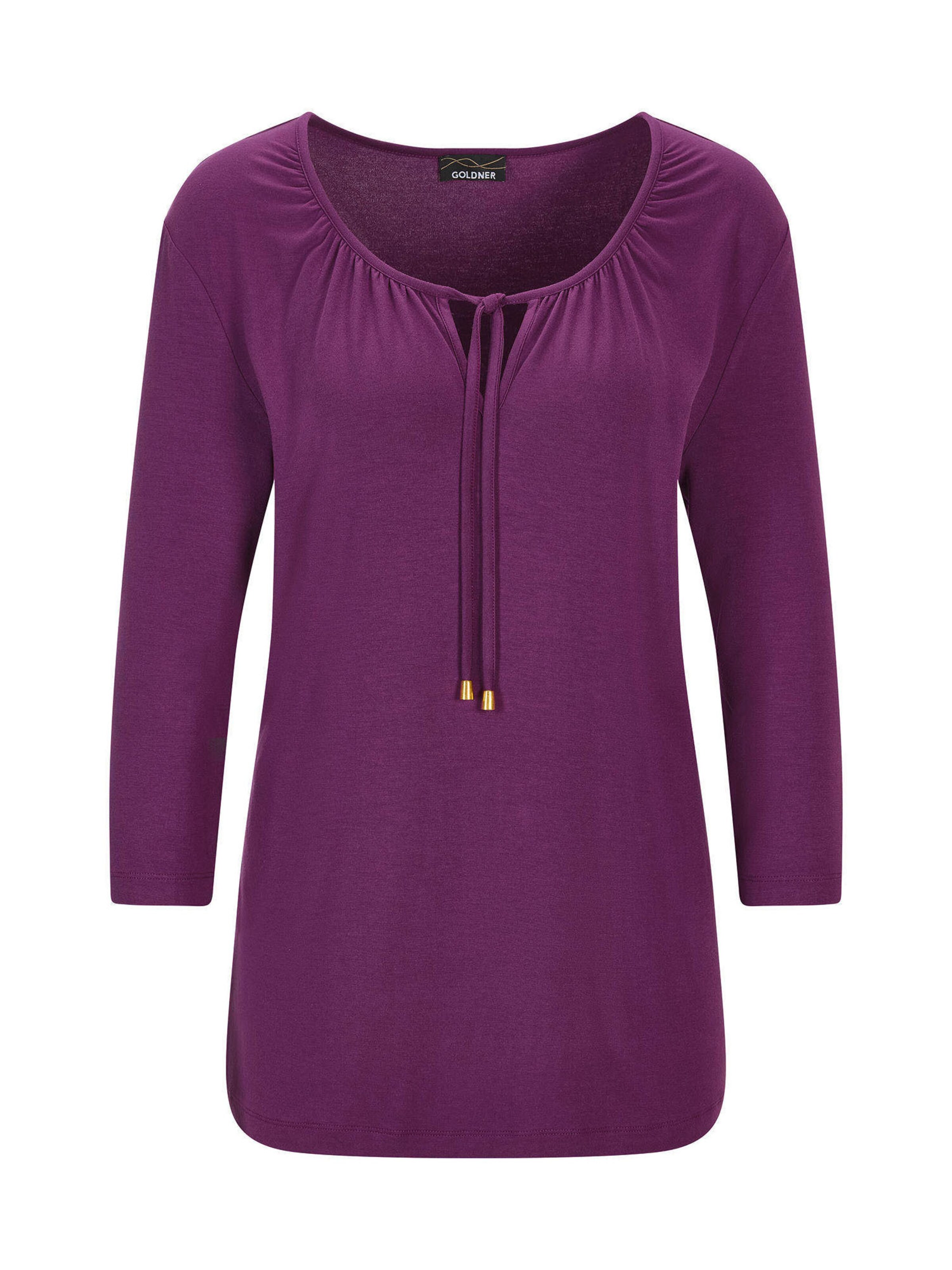 T-shirt Goldner en violet : devant