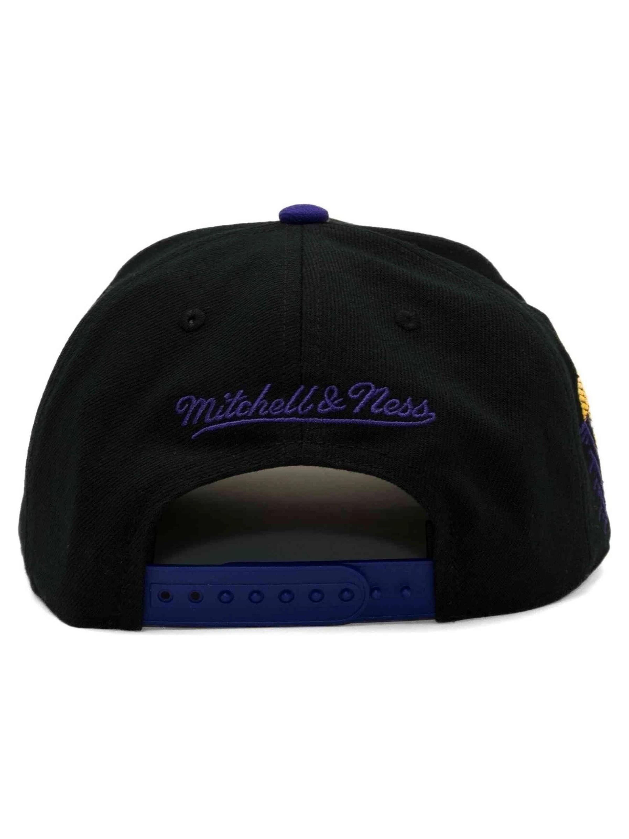 Casquette 'Gorra mitchell & ness negra lakers best in class pro snapback' Mitchell & Ness en noir