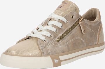 Sneaker low de la MUSTANG pe bronz: față