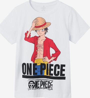 T-Shirt 'NATE ONEPIECE' NAME IT en blanc : devant