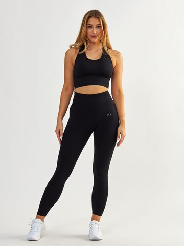 BeShaped Skinny Sportbroek 'Body Boost' in Zwart