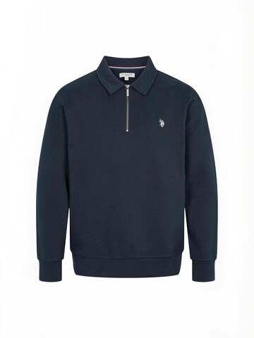 Pulover ' UMDag ' de la U.S. POLO ASSN. pe albastru: față