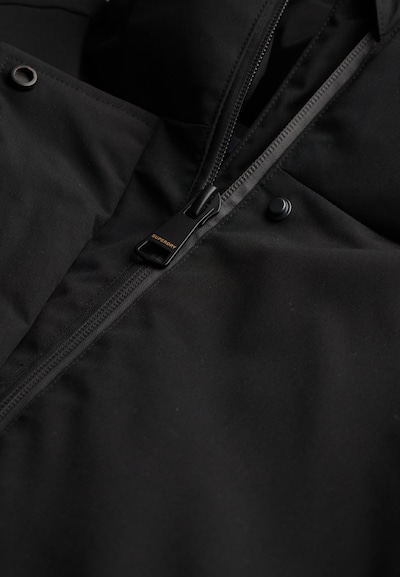 Superdry & Co Parka 'City Fishtail' in M in schwarz, Produktansicht