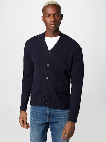 Lindbergh Knit cardigan in Blue: front