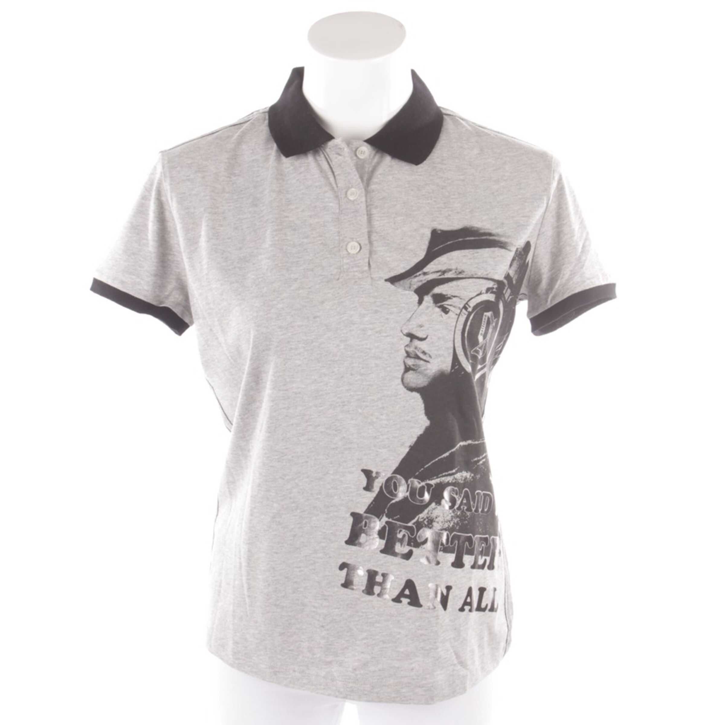 John Galliano Top & Shirt in M in Grey: front