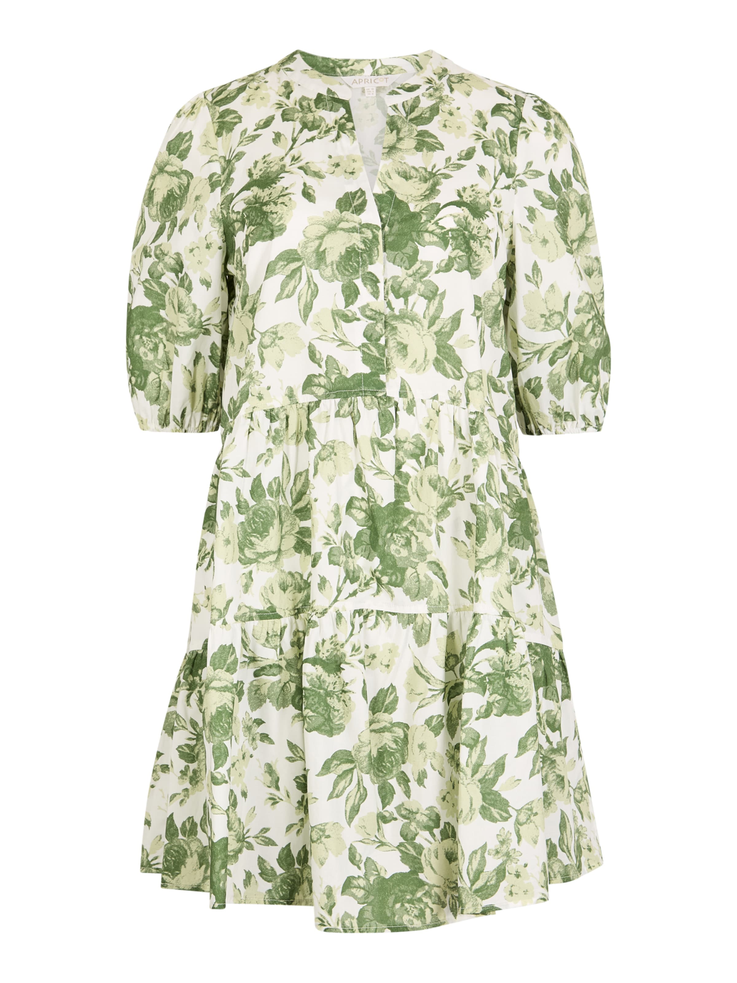 Apricot Dress in Green: front