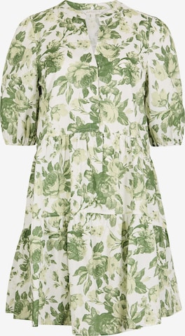 Robe Apricot en vert : devant