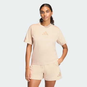 ADIDAS SPORTSWEAR Functioneel shirt 'Z.N.E.' in Beige: voorkant