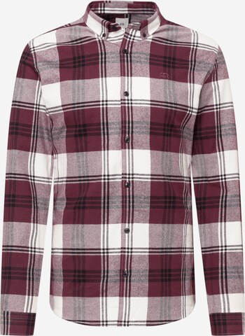 River Island - Ajuste estrecho Camisa en lila: frente