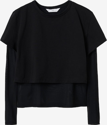 MANGO Shirt 'Siena' in Black: front