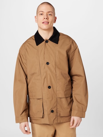 Carhartt WIPPrijelazna jakna 'Darper' - smeđa boja: prednji dio