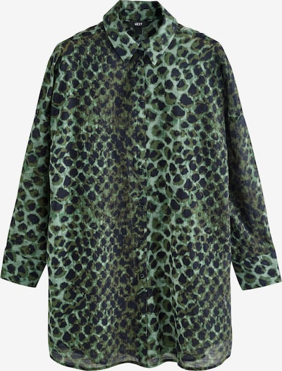 Paplūdimio suknelė iš Next, spalva – žalia / tamsiai žalia / juoda, Prekių apžvalga