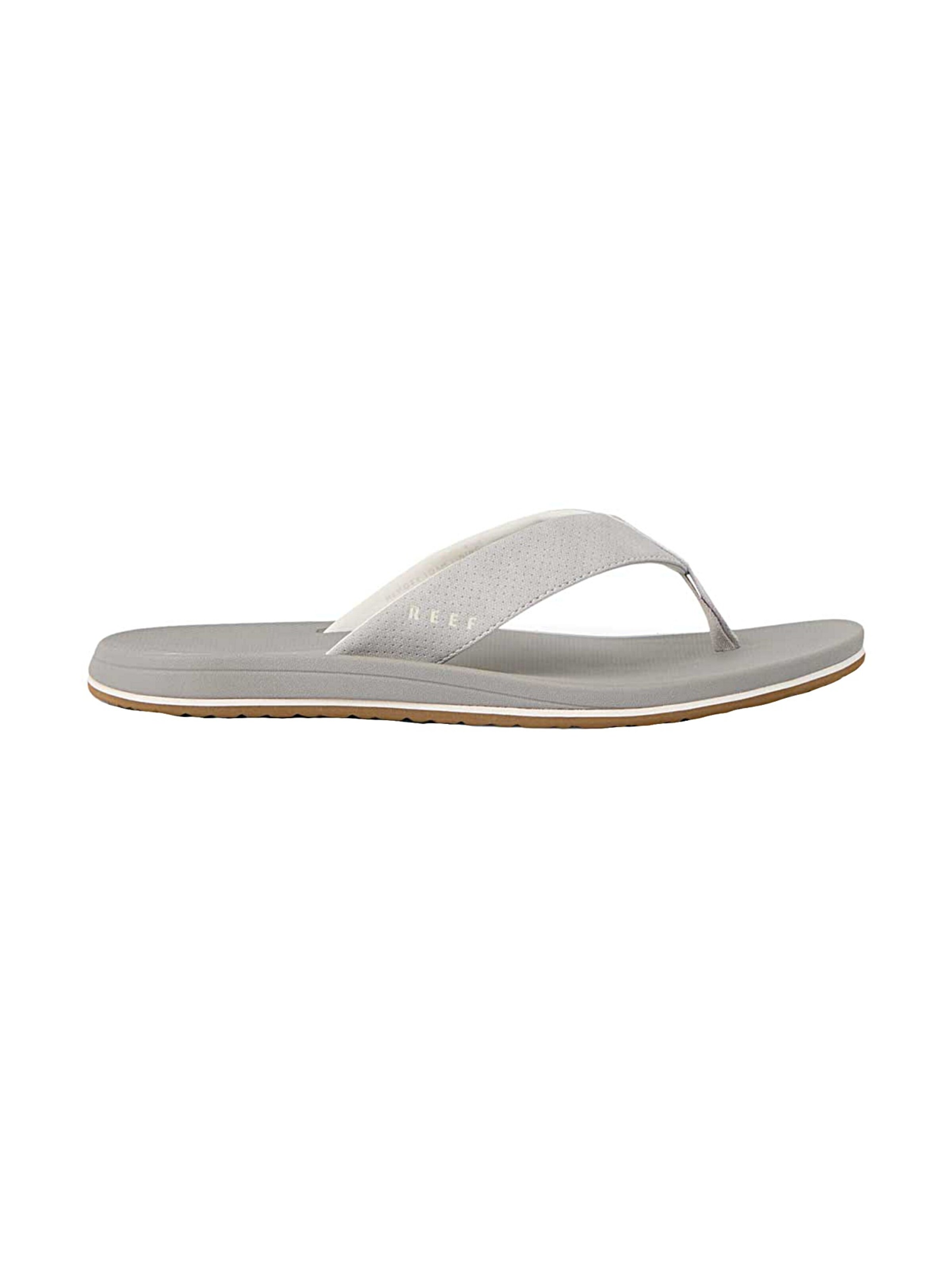 REEF Pantolette 'THE NOX' in Grau: Vorderseite