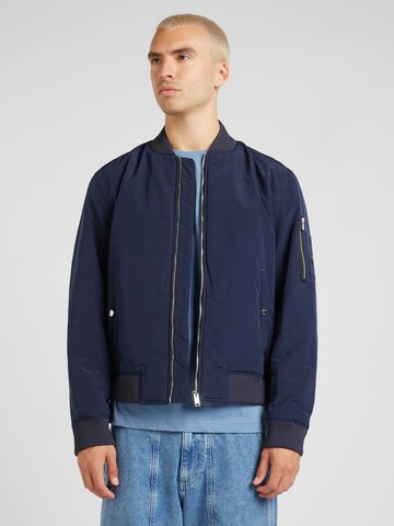 BOSS Between-season jacket 'H-Comber' in Blue: front