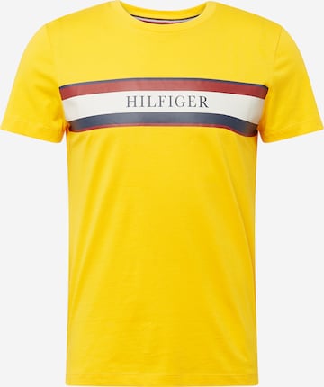 dzeltens TOMMY HILFIGER T-Krekls: no priekšpuses