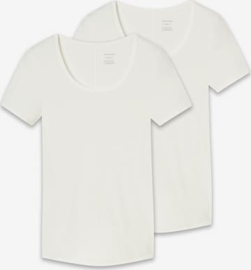 Maillot de corps SCHIESSER en blanc : devant