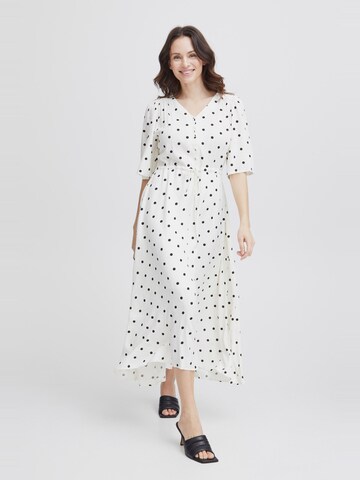 Fransa Shirt dress 'Kamma' in White
