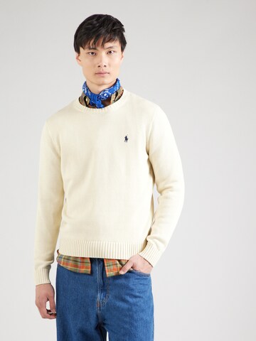 Regular fit Pullover di Polo Ralph Lauren in beige: frontale